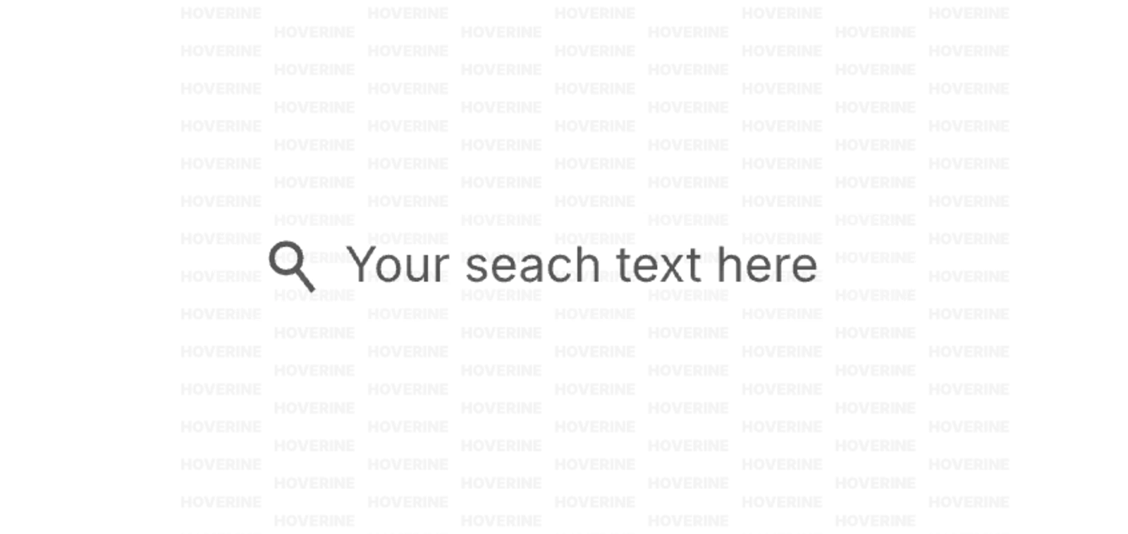 Animated Search Bar Rive animation preview