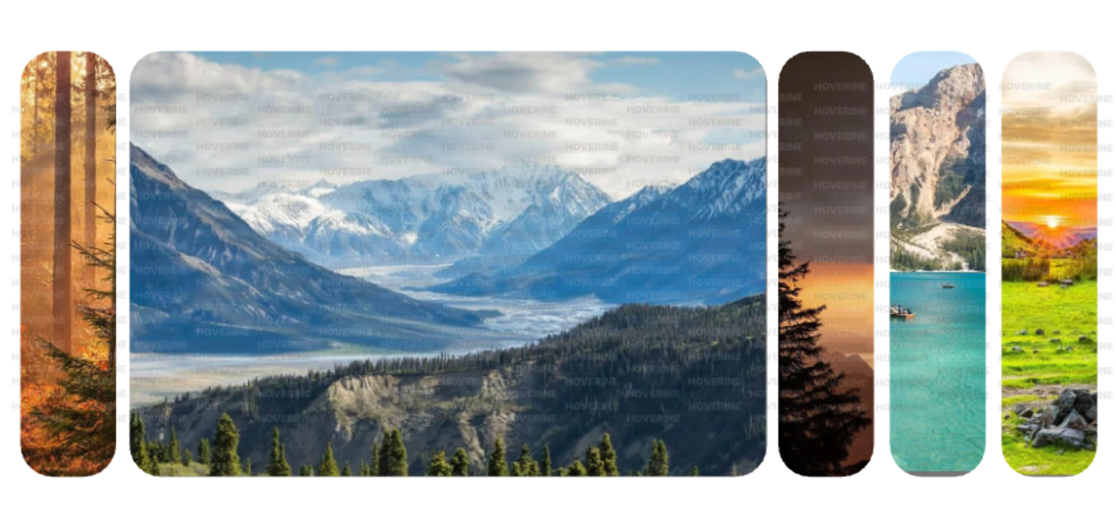 Interactive Picture Slider Rive animation preview