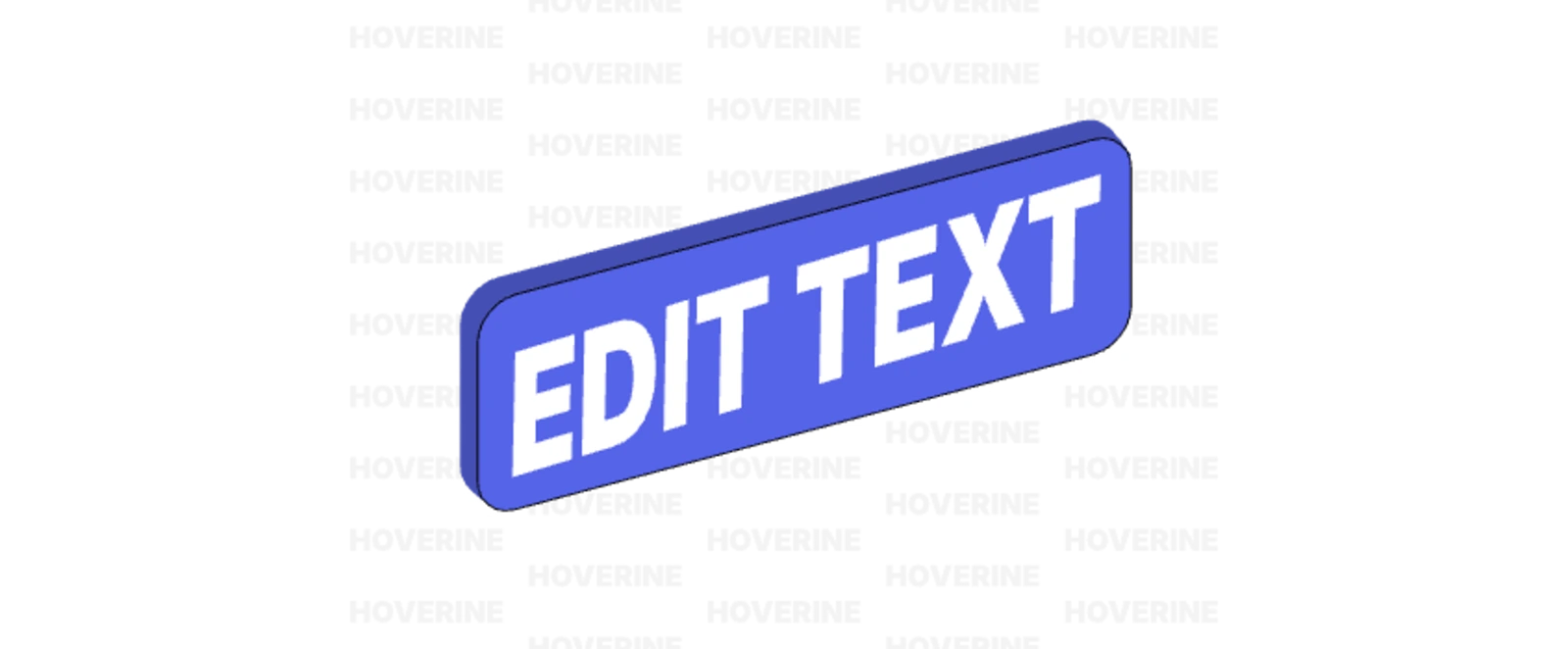 Isometric Text Effect Rive animation preview