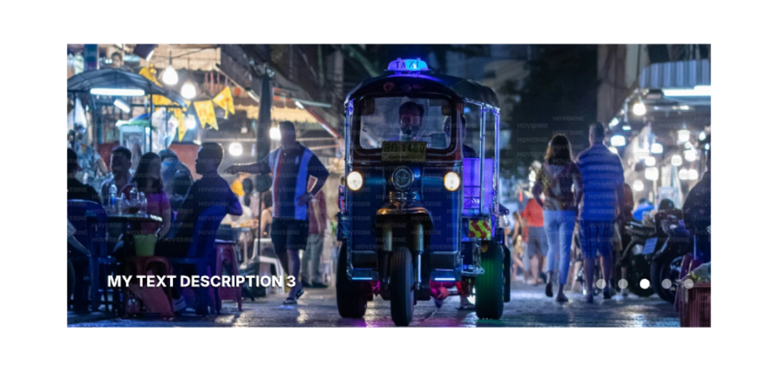 Picture Selector UI Rive animation preview