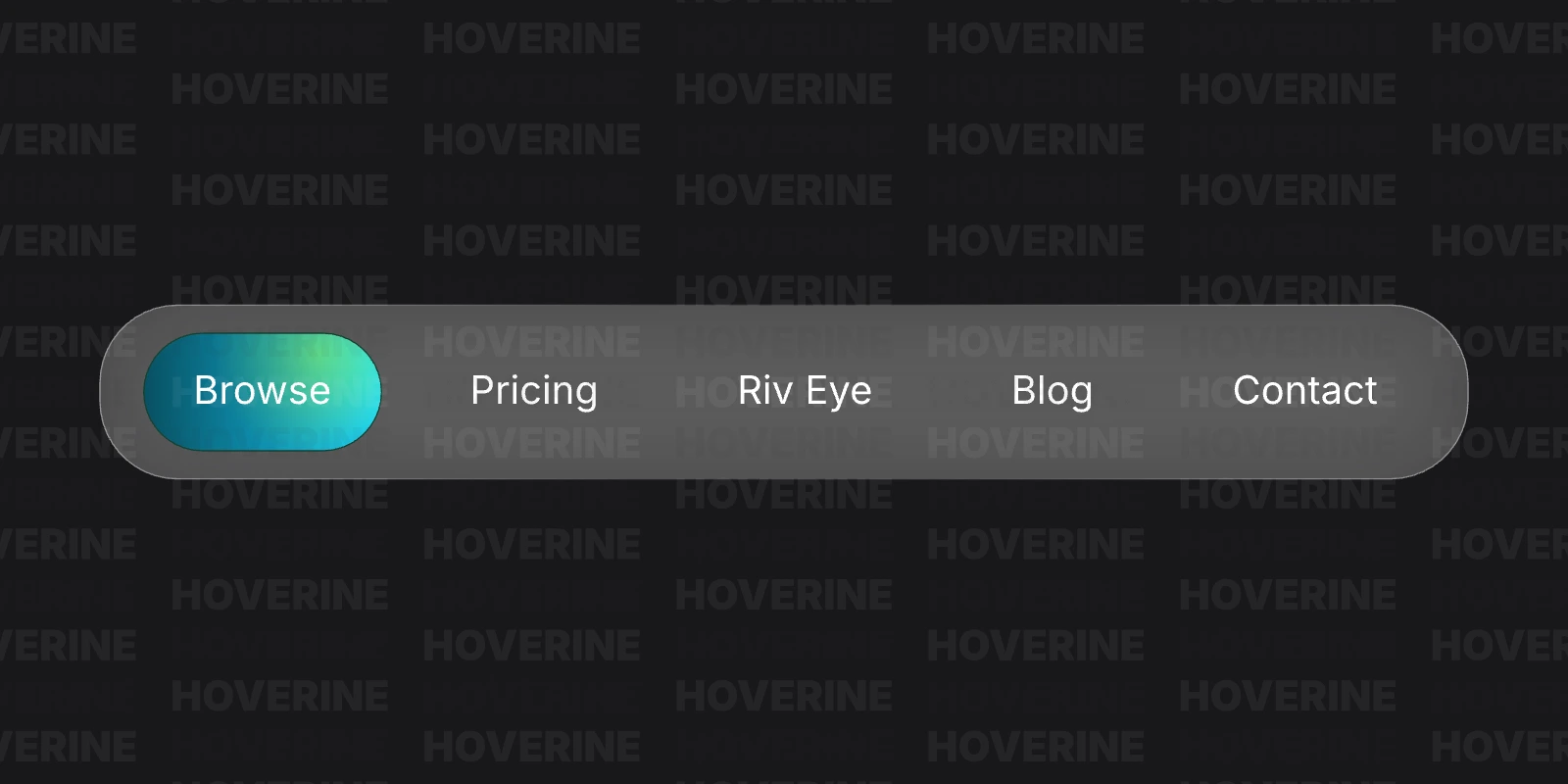 Animated Navigation Bar Rive animation preview