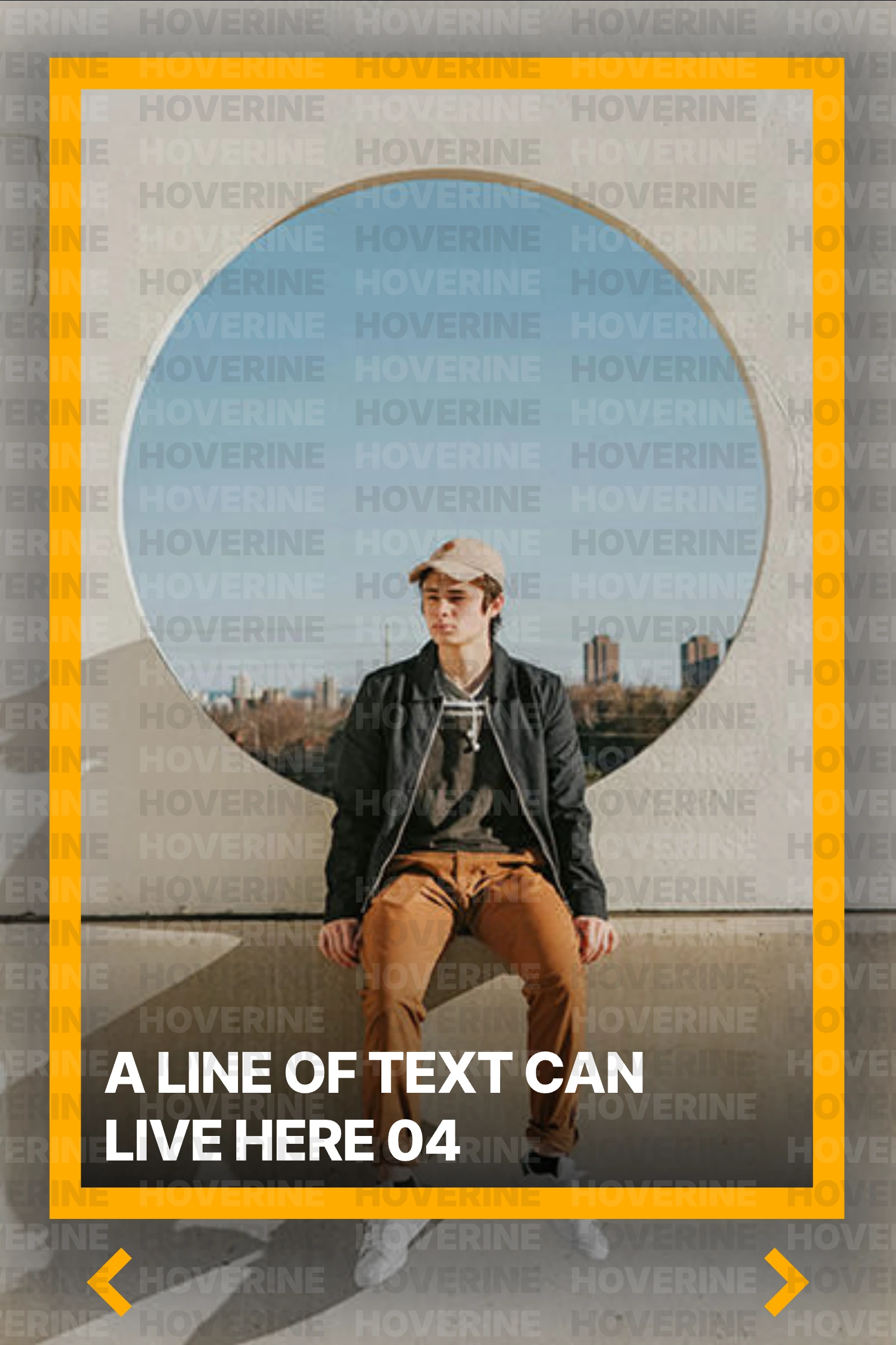 Vertical Image Slide Rive animation preview
